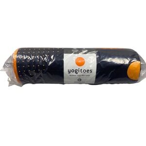 Manduka Yogitoes Skidless Yoga Mat Towel Unisex 24"x71" Black Fabric NWT